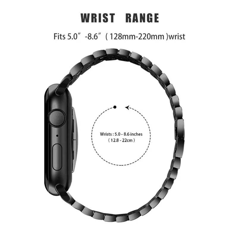 Stark Apple Watch Series 7 41mm Metall und Strass armband
