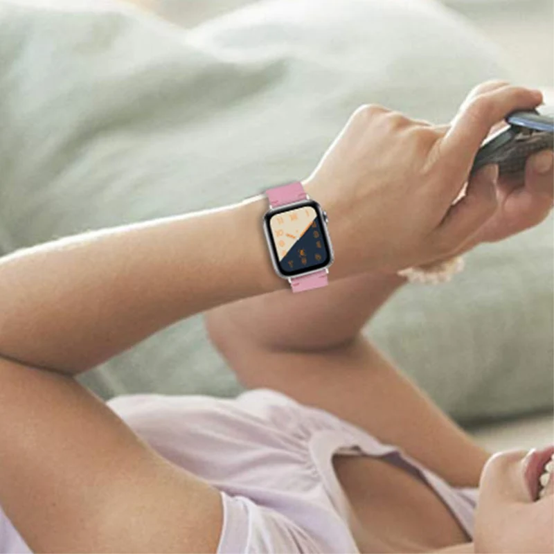 Super süß Apple Watch Series 7 41mm Textil / Nylon armband