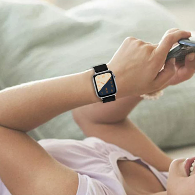 Super süß Apple Watch Series 7 41mm Textil / Nylon armband