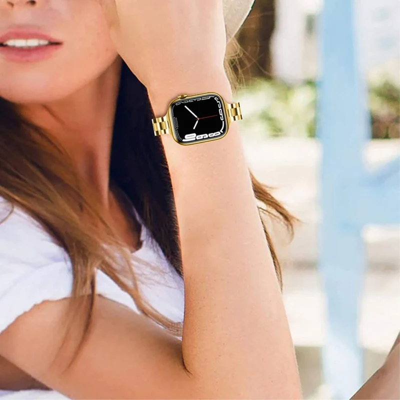Absolut elegant Apple Watch Series 7 41mm Metall armband