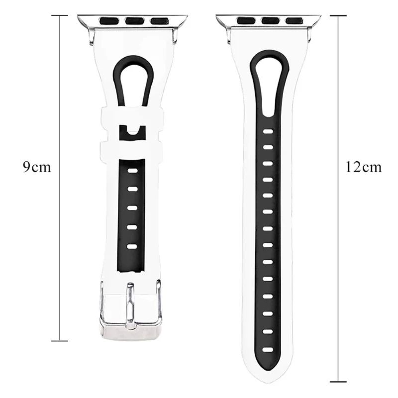 Stilvoll Apple Watch Series 7 41mm Silikon / TPU armband