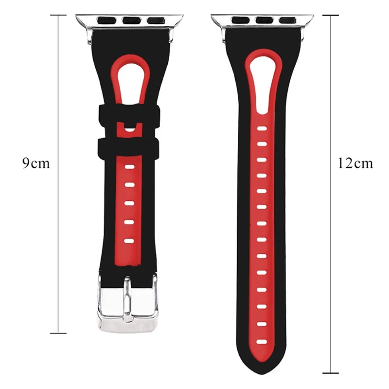 Stilvoll Apple Watch Series 7 41mm Silikon / TPU armband