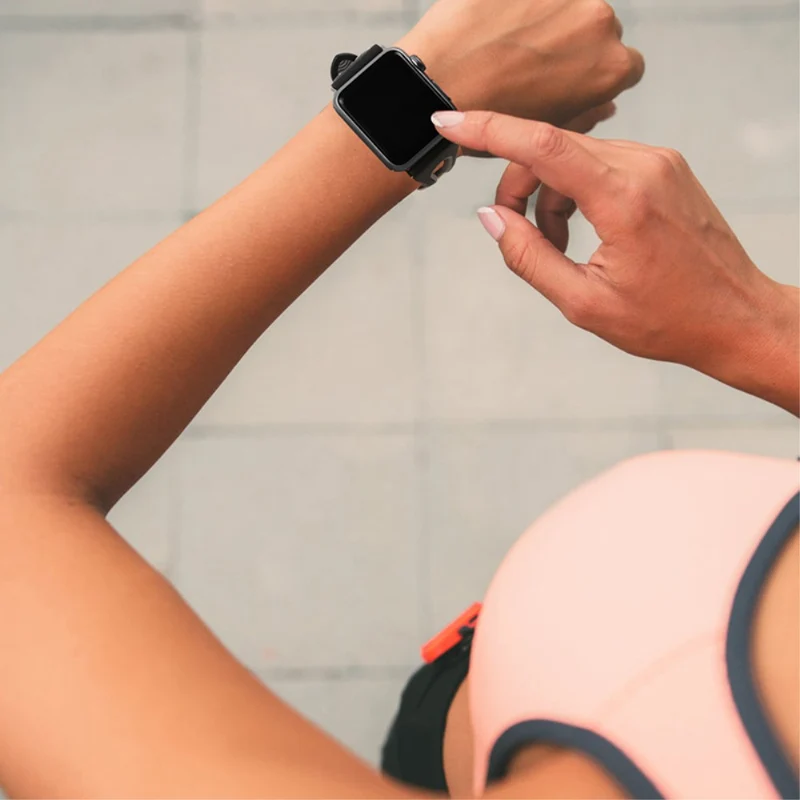 Stilvoll Apple Watch Series 7 41mm Silikon / TPU armband