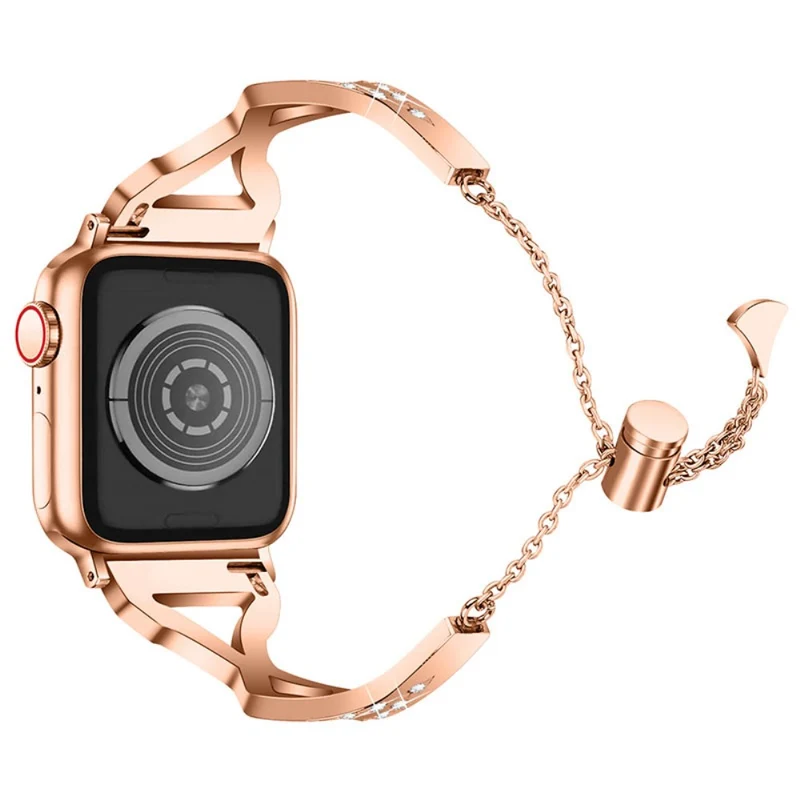 Cool Apple Watch Series 7 45mm Metall und Strass armband