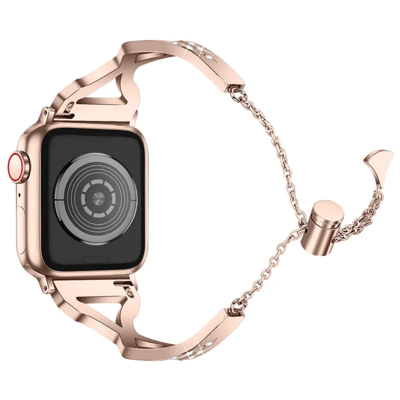 Cool Apple Watch Series 7 45mm Metall und Strass armband