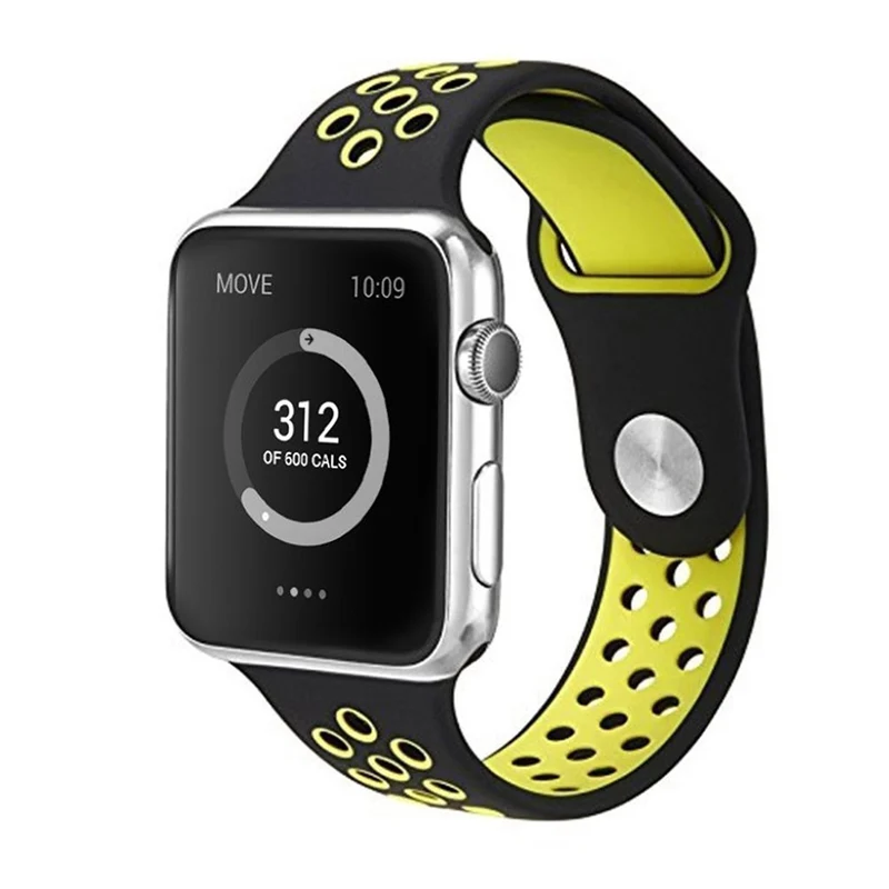 Modisch Apple Watch Series 1-3 38mm Silikon / TPU armband