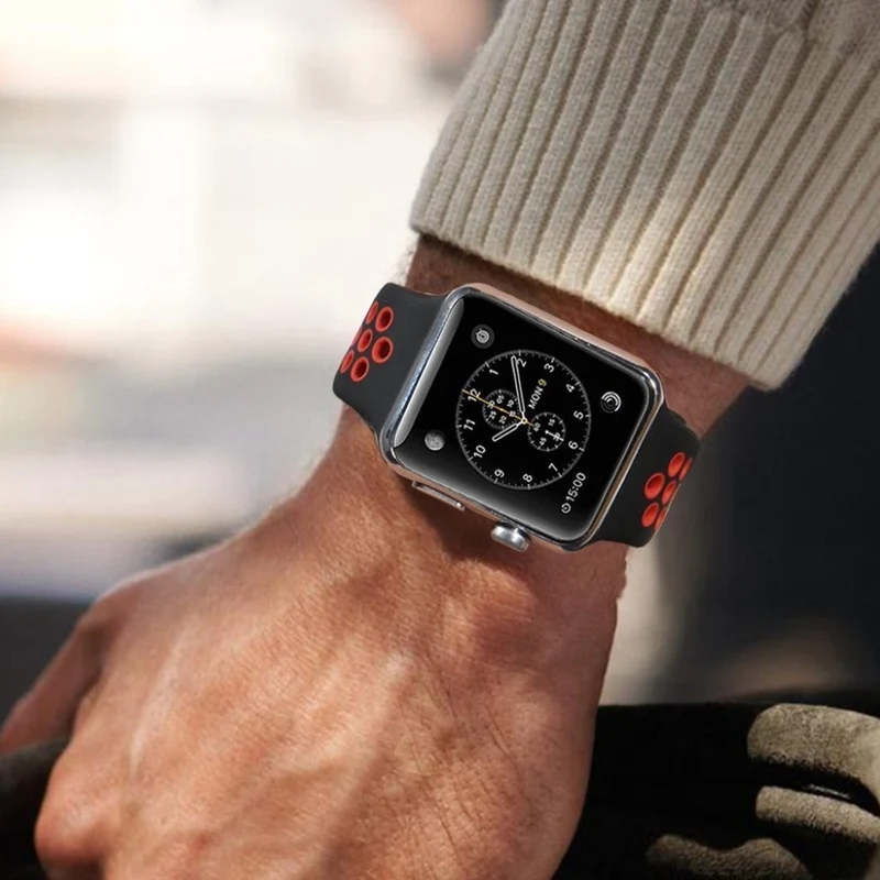 Modisch Apple Watch Series 1-3 38mm Silikon / TPU armband