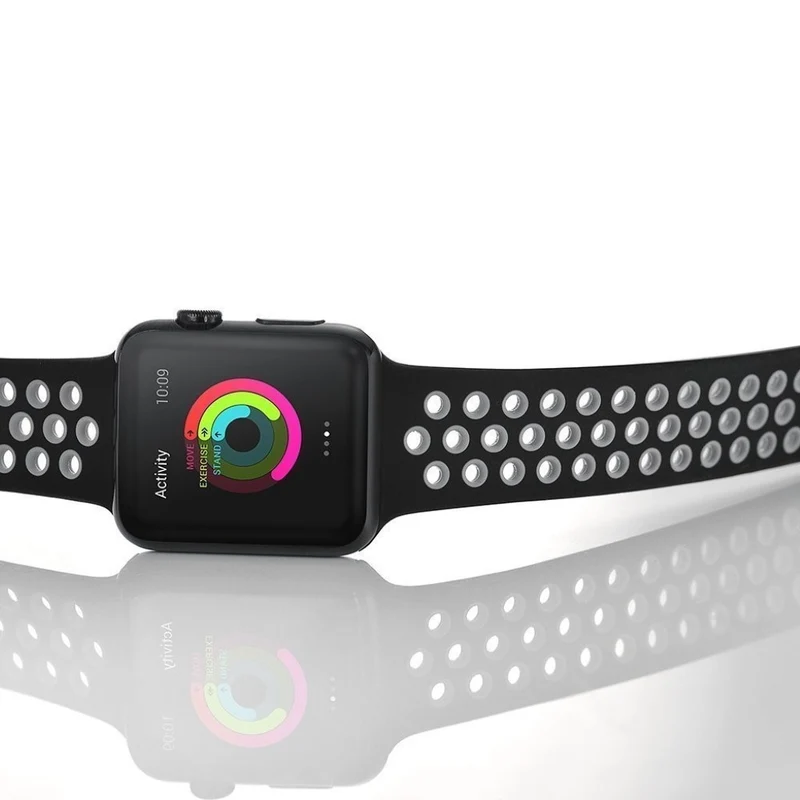 Modisch Apple Watch Series 1-3 38mm Silikon / TPU armband