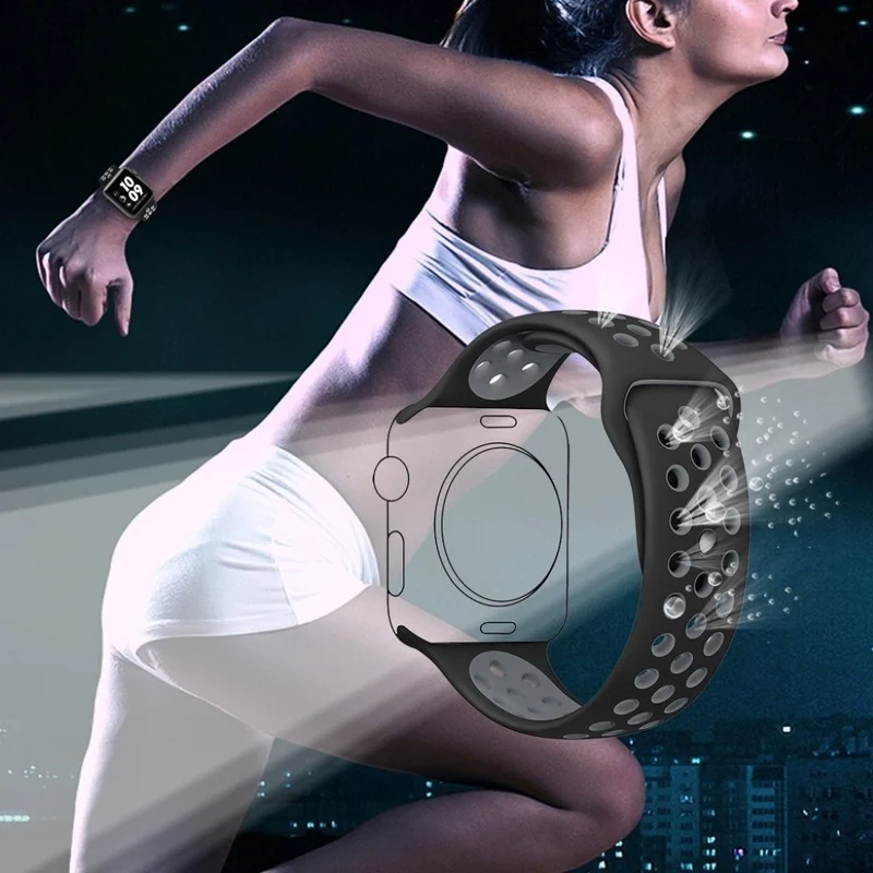 Modisch Apple Watch Series 1-3 38mm Silikon / TPU armband