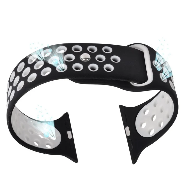 Modisch Apple Watch Series 1-3 38mm Silikon / TPU armband