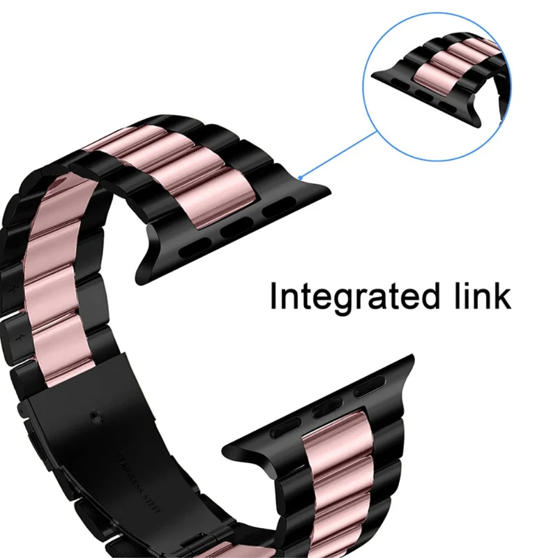 Mega modisch Apple Watch Series 7 45mm Metall armband