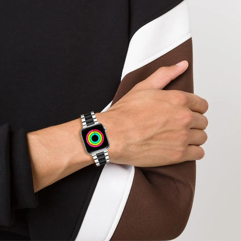 Mega modisch Apple Watch Series 7 45mm Metall armband