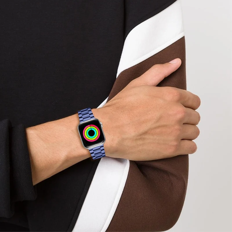 Mega modisch Apple Watch Series 7 45mm Metall armband