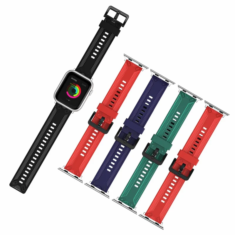 Modisch Apple Watch Series 7 41mm Silikon / TPU armband