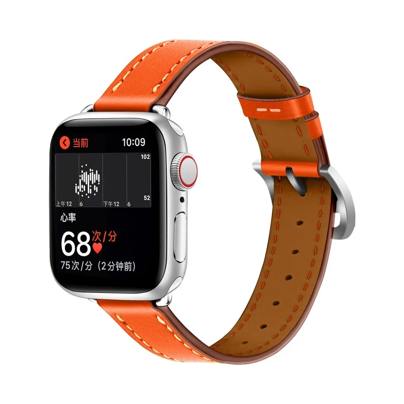 Sehr gut Apple Watch Series 7 41mm Echtes Leder armband