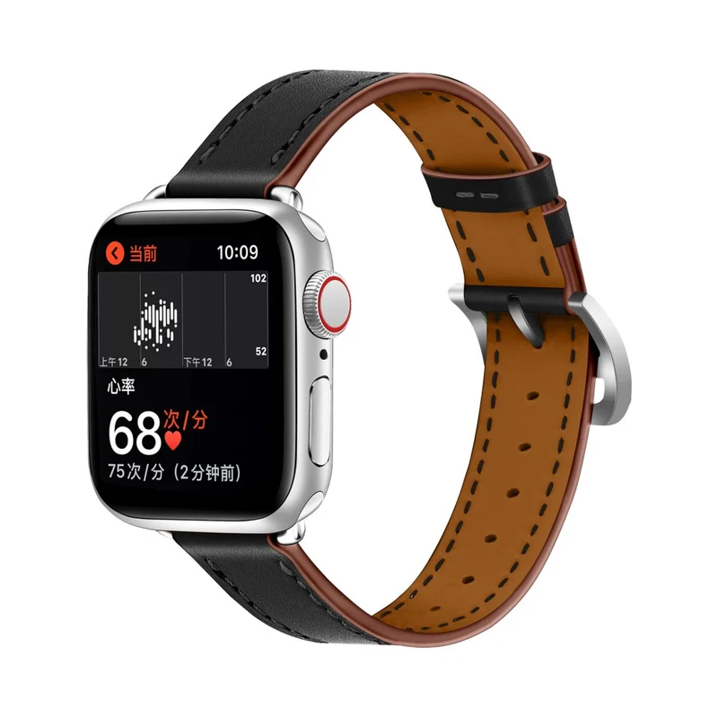 Sehr gut Apple Watch Series 7 41mm Echtes Leder armband