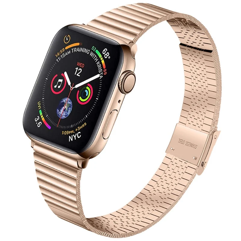 Unglaublich bequem Apple Watch Series 7 41mm Metall armband