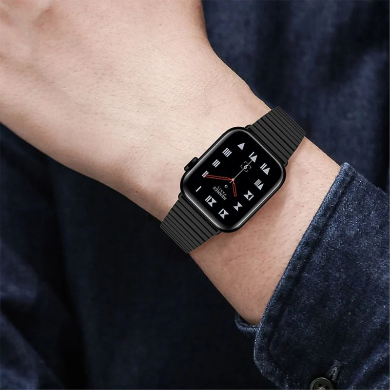 Unglaublich bequem Apple Watch Series 7 41mm Metall armband