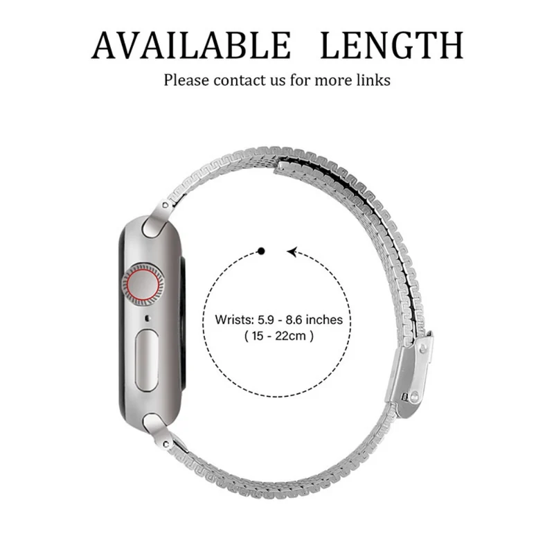 Cool Apple Watch Series 7 41mm Metall armband