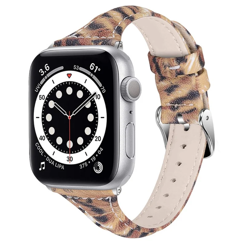 Sehr bequem Apple Watch Series 7 41mm Echtes Leder armband