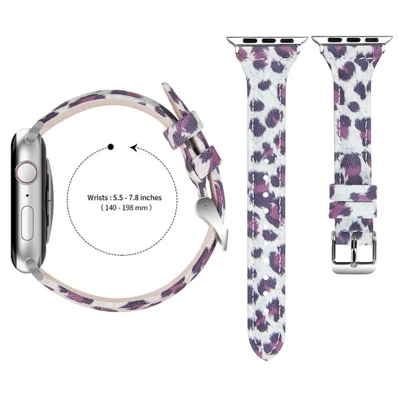 Sehr bequem Apple Watch Series 7 41mm Echtes Leder armband