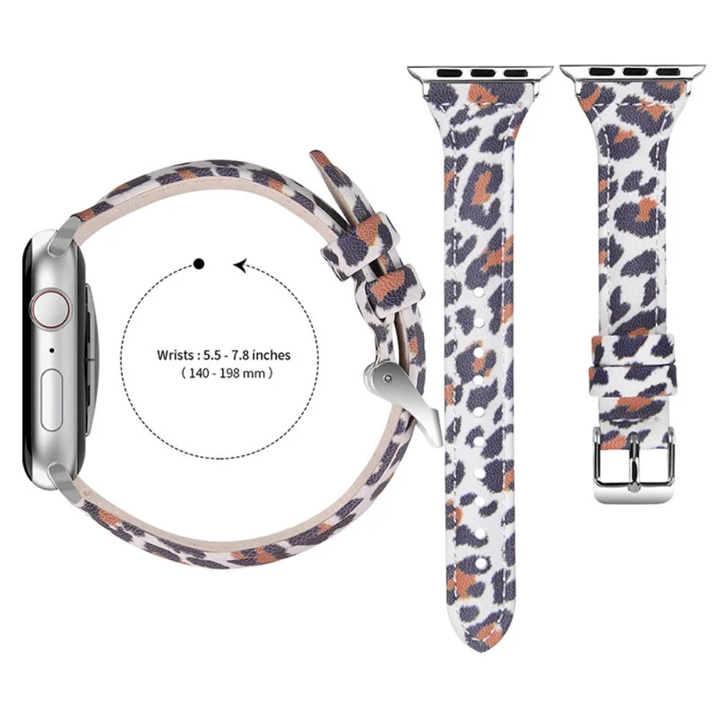 Sehr bequem Apple Watch Series 7 41mm Echtes Leder armband