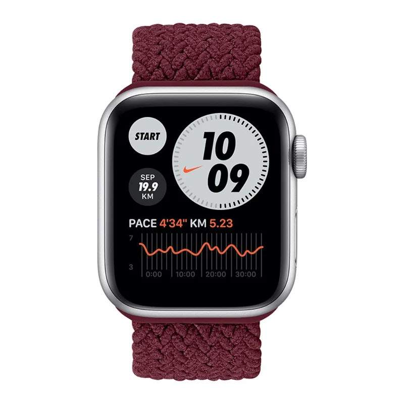 Modisch Apple Watch Series 7 41mm Textil / Nylon armband - Größe: S