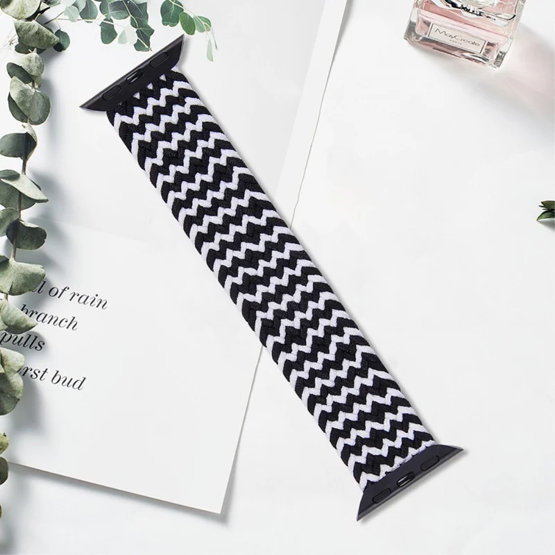 Modisch Apple Watch Series 7 41mm Textil / Nylon armband - Größe: S