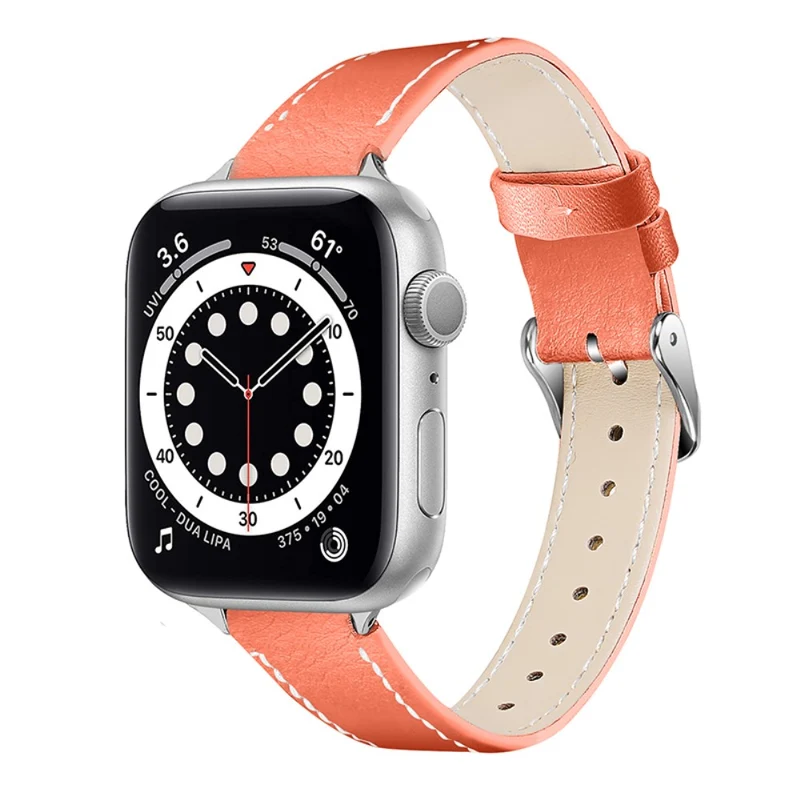 Mega süß Apple Watch Series 7 45mm Echtes Leder armband