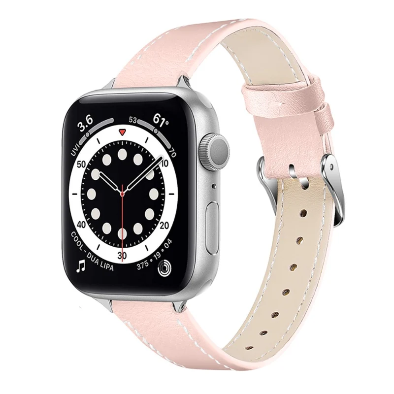 Mega süß Apple Watch Series 7 45mm Echtes Leder armband
