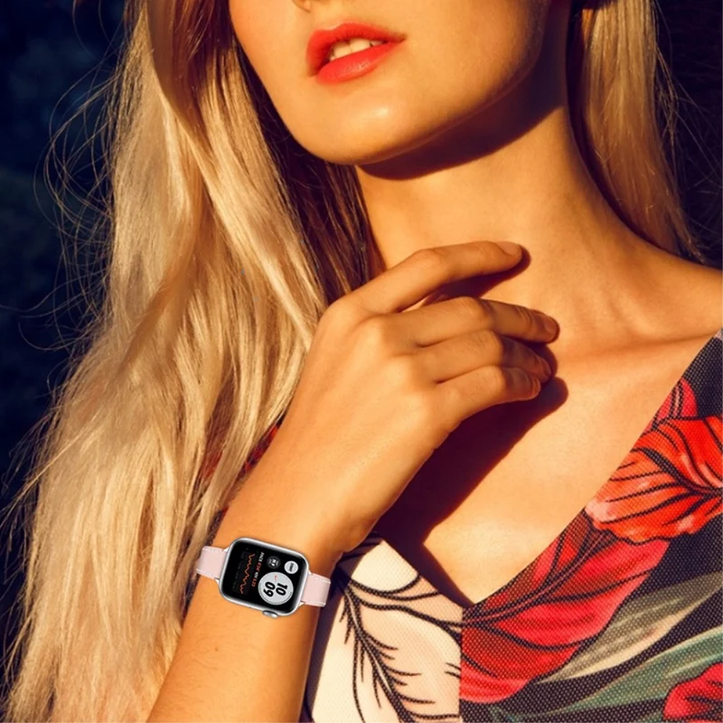 Mega süß Apple Watch Series 7 45mm Echtes Leder armband