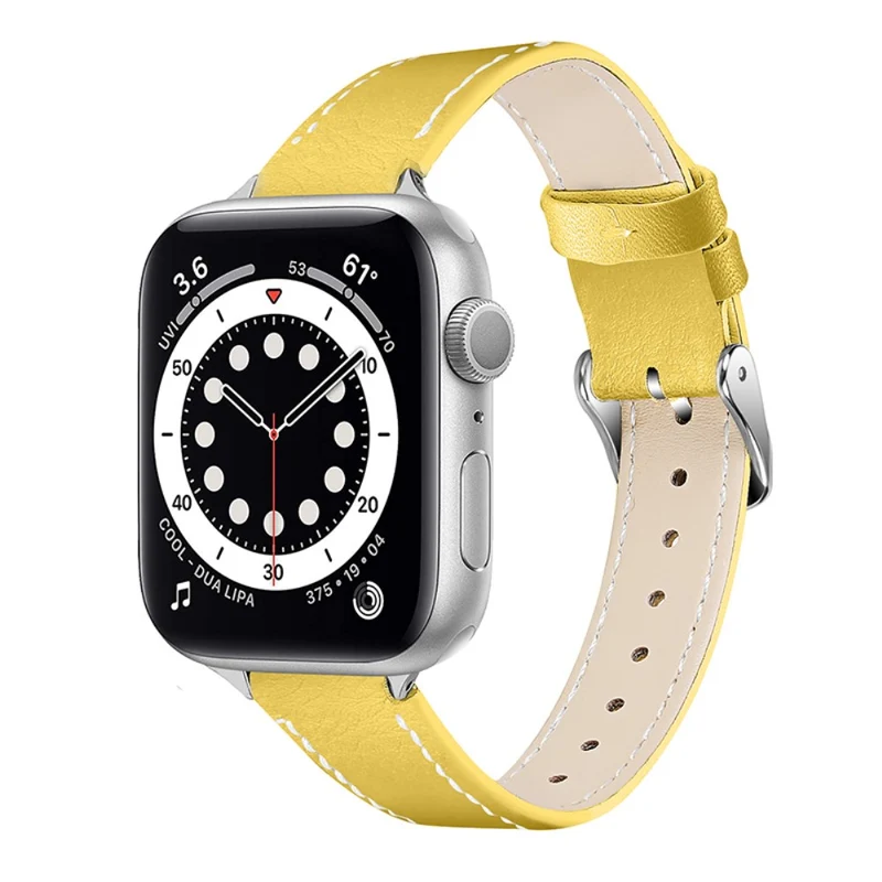 Mega süß Apple Watch Series 7 45mm Echtes Leder armband