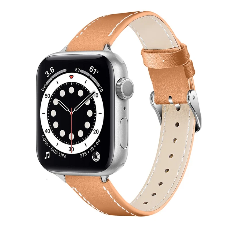 Mega süß Apple Watch Series 7 45mm Echtes Leder armband