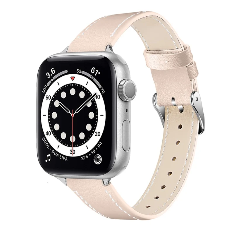 Mega süß Apple Watch Series 7 45mm Echtes Leder armband