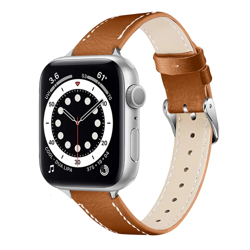 Mega süß Apple Watch Series 7 45mm Echtes Leder armband