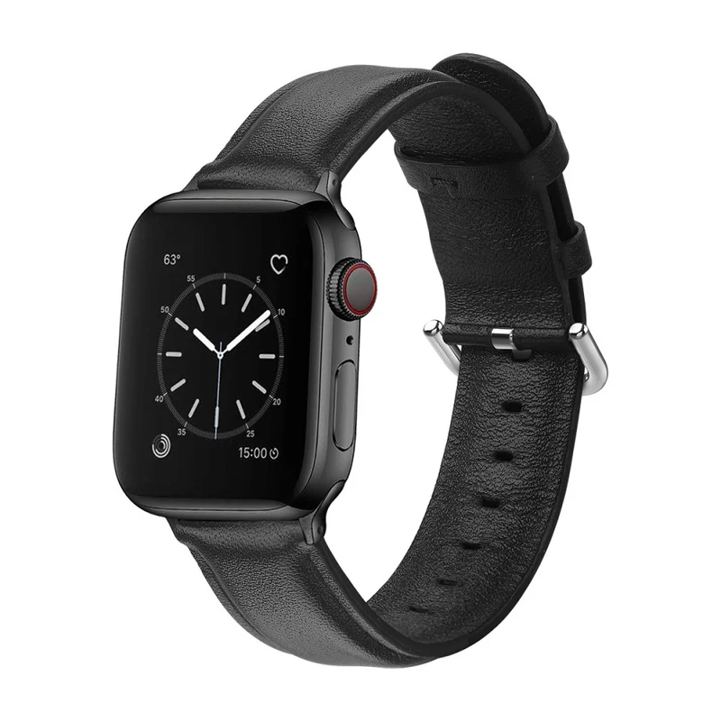 Super gut Apple Watch Series 7 45mm Echtes Leder armband