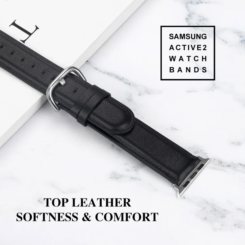 Super gut Apple Watch Series 7 45mm Echtes Leder armband
