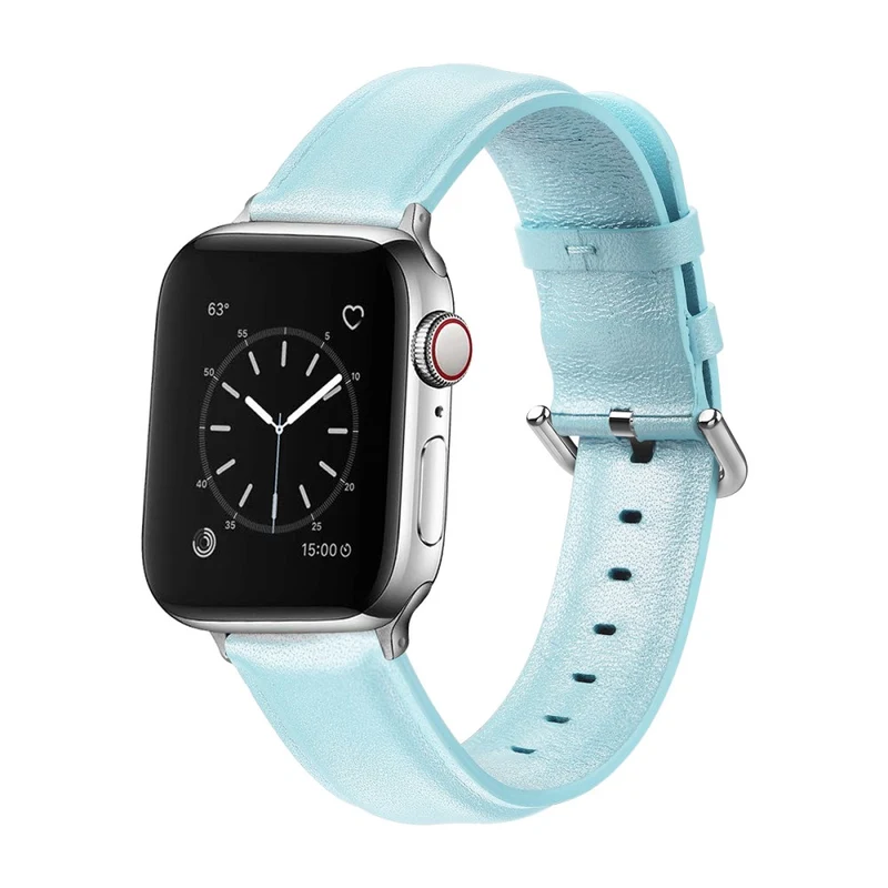 Super gut Apple Watch Series 7 45mm Echtes Leder armband