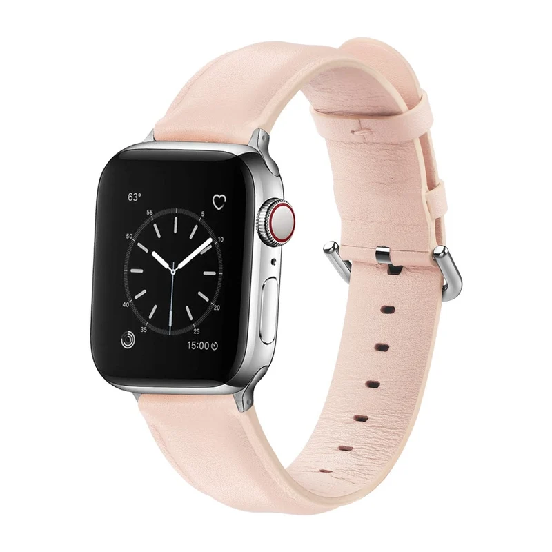 Super gut Apple Watch Series 7 45mm Echtes Leder armband