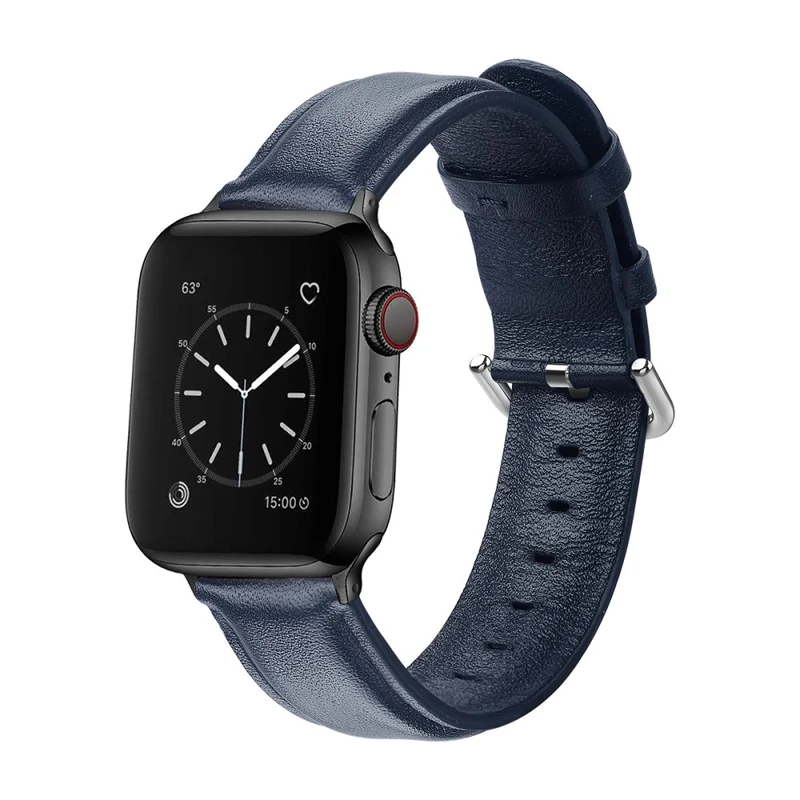 Super gut Apple Watch Series 7 45mm Echtes Leder armband