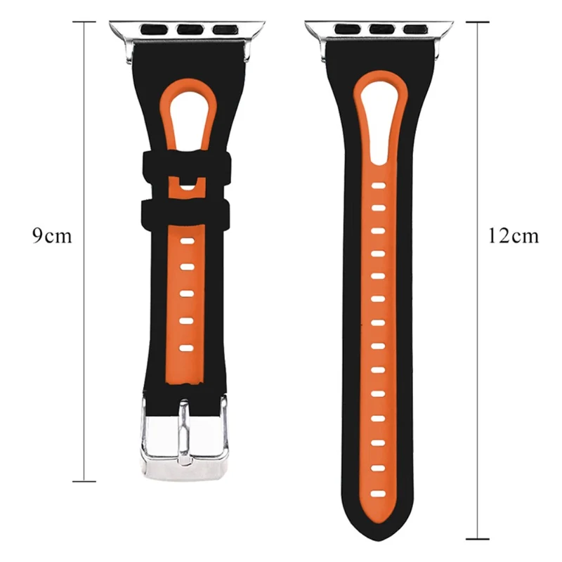 Klassisch Apple Watch Series 7 45mm Silikon / TPU armband