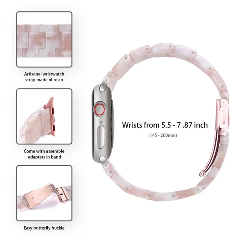 Großartig Apple Watch Series 1-3 42mm Silikon / TPU armband