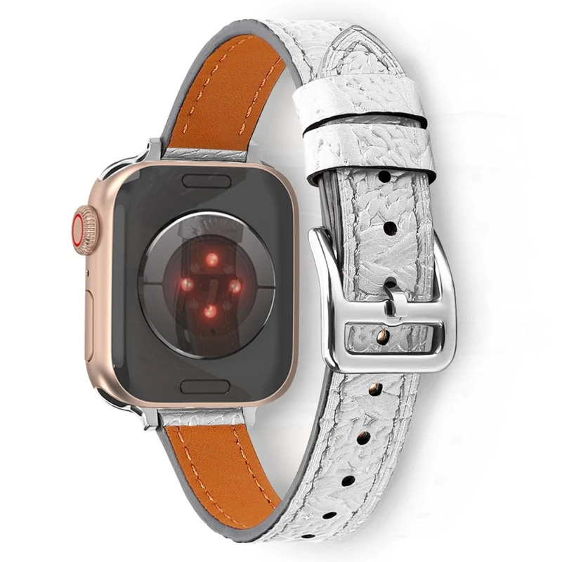 Sehr elegant Apple Watch Series 7 45mm Echtes Leder armband
