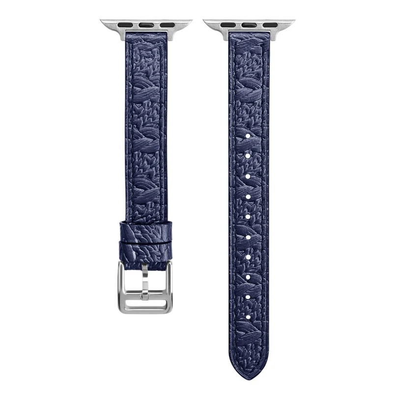 Sehr elegant Apple Watch Series 7 45mm Echtes Leder armband