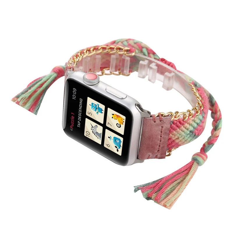 Zeitlos Apple Watch Series 4 44mm Textil / Nylon armband