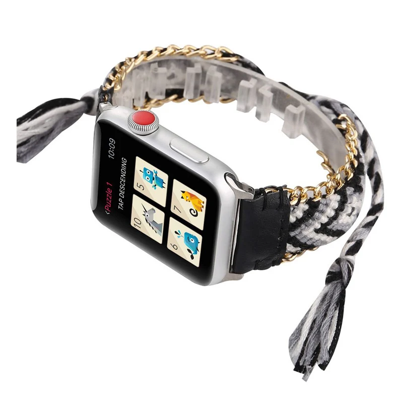 Zeitlos Apple Watch Series 4 44mm Textil / Nylon armband