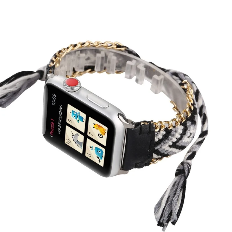 Zeitlos Apple Watch Series 4 44mm Textil / Nylon armband