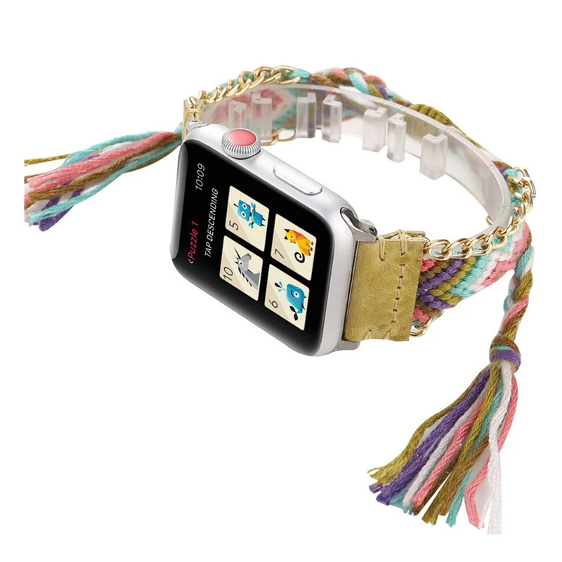 Zeitlos Apple Watch Series 4 44mm Textil / Nylon armband