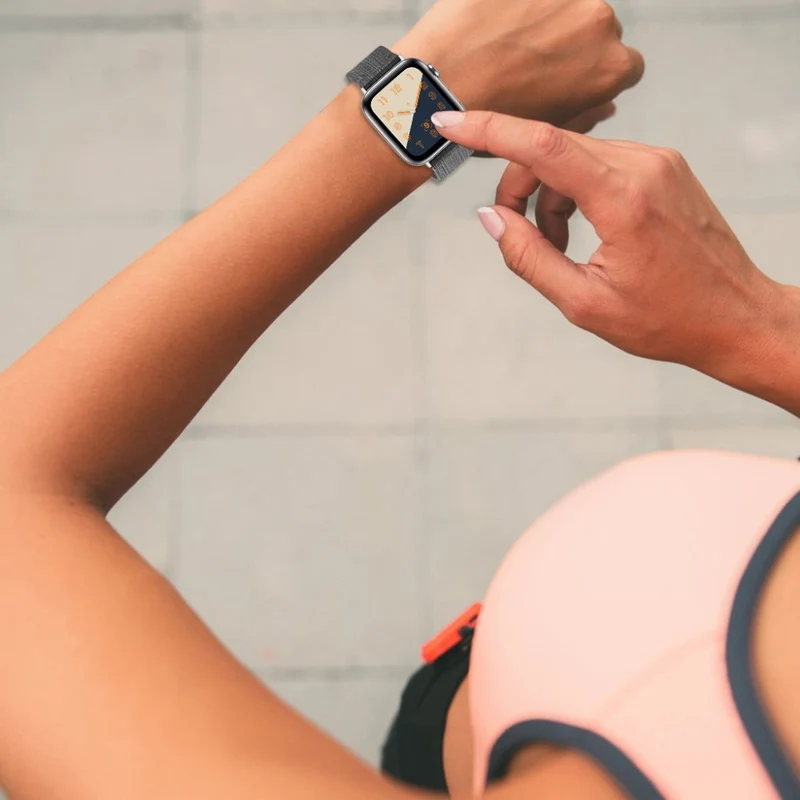 Zeitlos Apple Watch Series 4 44mm Textil / Nylon armband