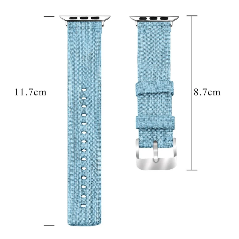 Zeitlos Apple Watch Series 4 44mm Textil / Nylon armband